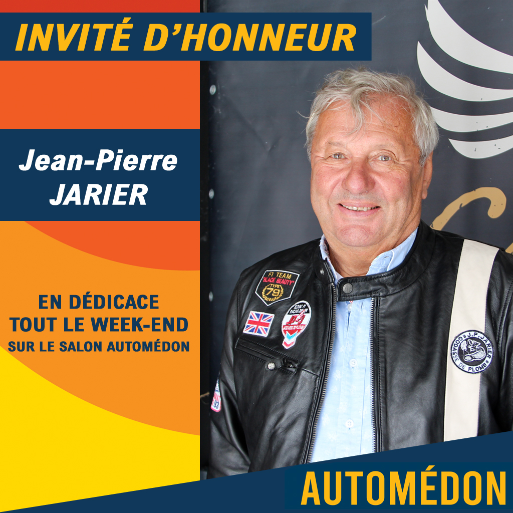 Jean-Pierre Jarier : invité d’honneur du salon Automédon